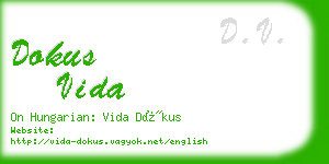 dokus vida business card